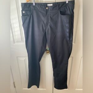 PETER MILLAR eb66 Black Performance 5-Pocket Travel Golf Pant SZ 40/32